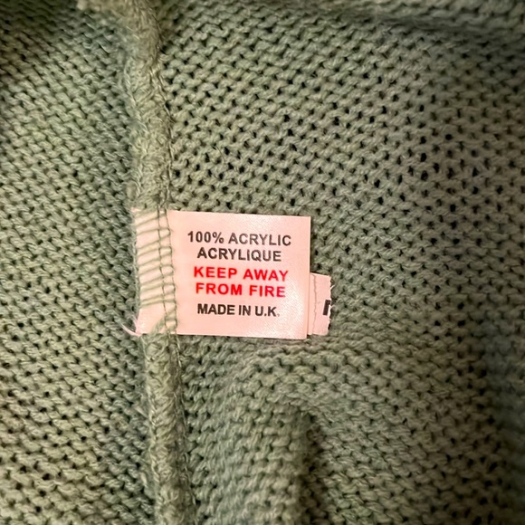 Urban Rebel Mock T Sleeveless Top NWT Green Knit Wide Leg Cropped Palazzo Pants - Picture 12 of 16